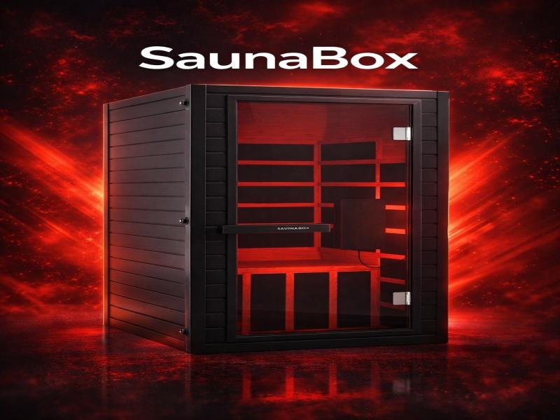 SaunaBox Advanced Home Sauna Experience For Deep Relaxation Wellness And Everyday Recovery